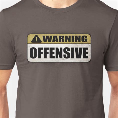 Unless you've actually said, deal with it, i'm guy pearce. Guy Pearce's Warning Offensive Lockout T-Shirt