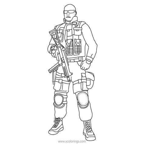 ·thorough walkthroughs for all missions including waypoints and go codes. Rainbow Six Siege Coloring Pages Pulse - XColorings.com