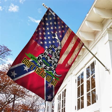 We stock many flags for you to pick from. Confederate. Don't Tread On Me Rebel Gadsden Flag - Dixiebone