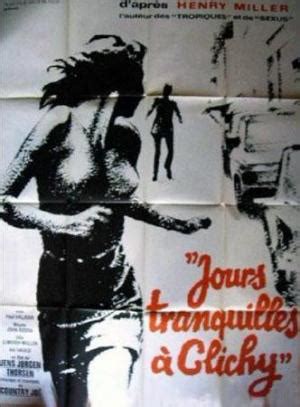 Stille dage i clichy), written and directed by jens jørgen thorsen, is a 1970 danish film set in paris with music by country joe mcdonald and ben webster. Días tranquilos en Clichy (1990) - FilmAffinity