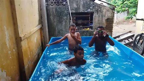 Desafio da piscina and playground. DESAFIO NA PISCINA - YouTube