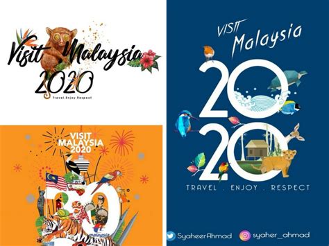 The letters 2020 is somehow misaligned and the colour combination is awkward. Logo Visit Malaysia 2020 Dikecam Teruk, Lelaki Ini Kongsi ...