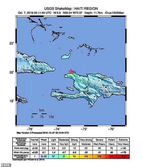 A 7.0 magnitude earthquake struck off the coast of haiti on saturday, the u.s. At least 11 people die as 5.9 magnitude earthquake rocks ...