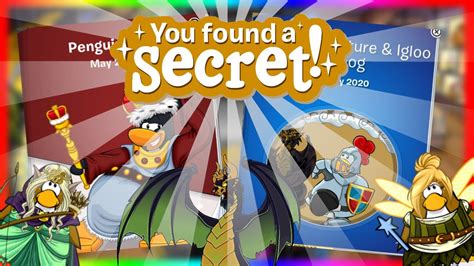 Eu vim com as imagens dos famosos do cp! Club Penguin Online May 2020 Catalog Secrets - YouTube