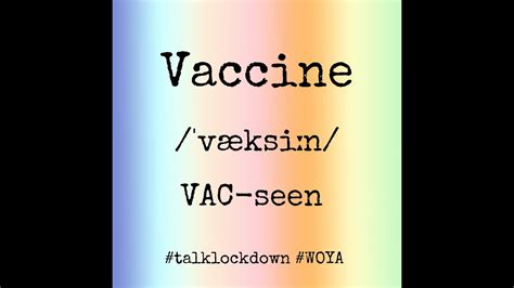 I'll demonstrate the pronunciation, and will give you some sentences to practise on. How to pronounce 'VACCINE' in an English accent. - YouTube