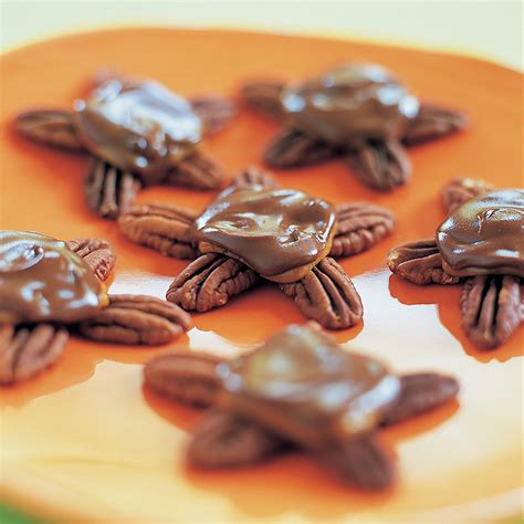 Remove the turtles from the cookie sheet with a knife or spatula. Kraft Caramel Recipes Turtles / Millionaire Caramel Pecan ...