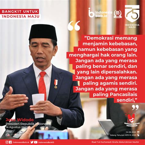 Dan itu juga yang paling diakui oleh penggunanya, dari dulu hingga sekarang. Quotes Joko Widodo | Indonesia Baik