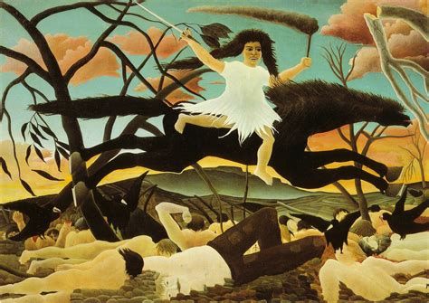 Opera conservata al museo del louvre a parigi — fonte: sauvage27: LA GUERRA (War) - Henri Rousseau detto il Doganiere