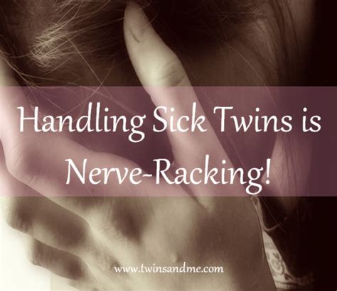 Wrack is roughly synonymous with wreck. How to Care for Your Sick Twins and Stay Sane? - Twins and Me