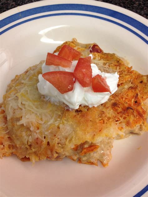 Stir until cream cheese is melted and everything is blended together. Doritos Chicken Casserole Recipe