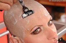 bald slave head shaved girl tumblr women shave shaving girls hair heads
