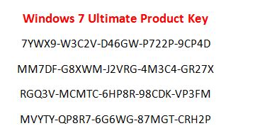 In this section you will find information about how to activate windows 7 for free and make it fully working. Windows 7 Ultimate Product Key