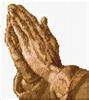 Unique cross stitch patterns for modern cross stitchers. Cross Stitch | Praying Hands xstitch Chart | Design