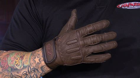 The benefit to using perforated leather is that you still get the. Roland Sands Design Barfly Leather Motorcycle Gloves ...