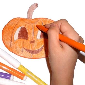 Break a drawing into grid sections, copying each section one at a time. Pippi's blog: Halloween drawings for kids