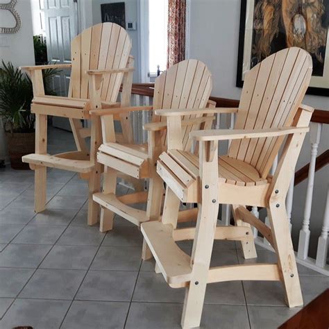 I have a camping chair but it is one of those generic fold out chairs with a cup holder. Adirondack Tall Chairs Mailed Full Size Patterns | Etsy in ...