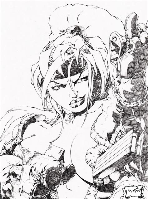 Fans will be able to switch out her arms to customize her loadout which includes one of her blades. Battle Chasers' Red Monika by johnnywebb.deviantart.com on @deviantART | Battle chasers, Red, Art