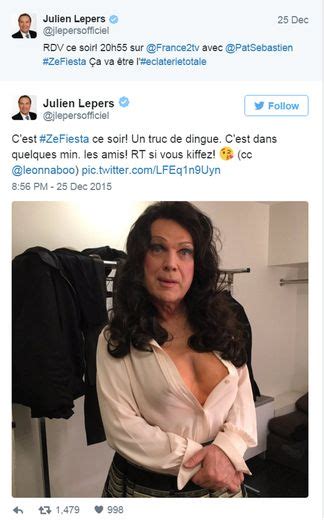 Agé de 66 ans, julien lepers est aux commandes de questions pour un champion tous les soirs à 18 heures depuis. Julien Lepers se travestit en Nabilla... non mais allô quoi ! - midilibre.fr