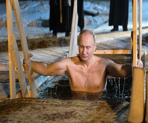 Russian president vladimir putin has partaken in this year's orthodox epiphany to mark the baptism of jesus christ, said his spokesman dmitry peskov. Russian President Vladimir Putin takes dip in icy lake to ...