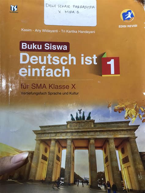 Bahasa jerman satuan pendidikan minat sikap moral total no. Buku Bahasa Jerman Kelas 10 - Revisi Sekolah