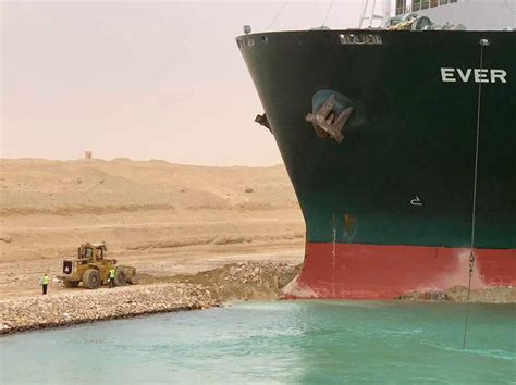 Ever given is one of 20 container ships in evergreen's fleet and is named in the company's ever the suez canal authority said in a statement that the ever given ran aground diagonally after losing. Massive cargo ship becomes wedged, blocks Egypt's Suez Canal | Honolulu Star-Advertiser