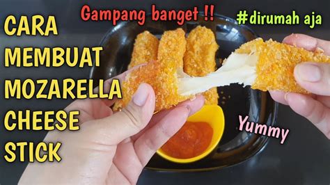 Roti cinnamon roll sendiri merupakan roti yang digulung dengan tambahan gula dan bubuk kayu manis kemudian disiram dengan cream cheese glaze. CARA MEMBUAT MOZARELLA CHEESE STICK GAMPANG - YouTube