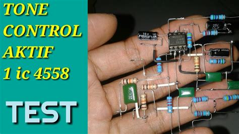 Stereo tone control circuit using fet 2sk30 and tr a561, c734. Skema Tone Control Ic 4558 Mono - Electronic Circuits ...