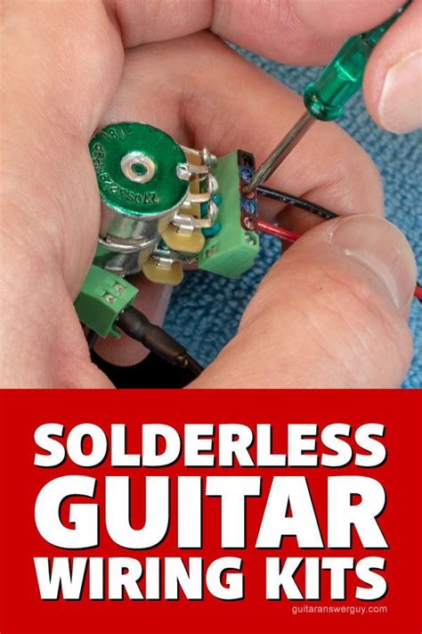 However, the fact that all components are 100% solderless is a big added benefit if you don't like to (or don't know how to) solder. Solderless Guitar Wiring Kits - Upgrade Your Tone Without a Drop of Solder | Guitar pickups ...