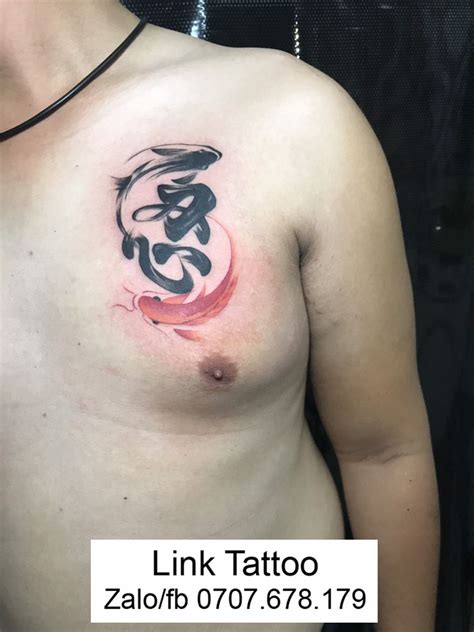 Chữ nhẫn là một trong những hình xăm được yêu thích nhất hiện nay. hình xăm chữ nhẫn song ngư link tattoo | Hình xăm, Xăm