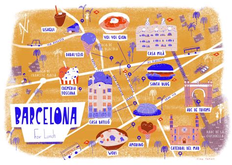 Mapa de Barcelona | Domestika