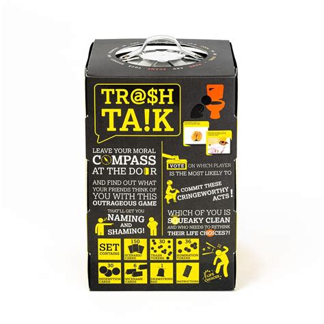 The objective of trash is to be the first person with a complete hand of 10 cards. Trash Talk Adult Party Card Game | 3-6 Players | eBay