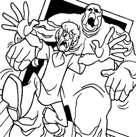 Scooby doo coloring pages halloween. scooby doo monsters Colouring Pages | Monster coloring ...