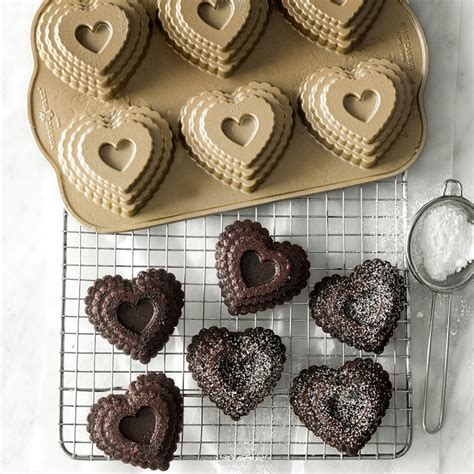 Oh, and in case you need any help, there's a recipe included with the nordic ware heart bundt pan. Nordic Ware Valentine Heart Cakelet Pan | Williams Sonoma