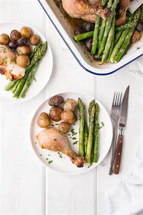 Chicken roasted in butter, herbs, and garlic will have everyone's mouths watering before it even comes out of the oven. 4-Ingredient Roast Chicken Dinner - My Kitchen Love