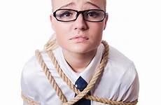 tied rope businesswoman isolated bondage preview