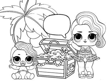 Each doll is a great example of fashion and style. LOL Confetti Pop Dolls Coloring pages 🖌 to print and color