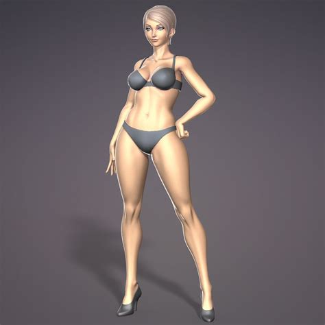 Which is great resources for 3d animators. Female stylistic base body character 3D model - TurboSquid ...