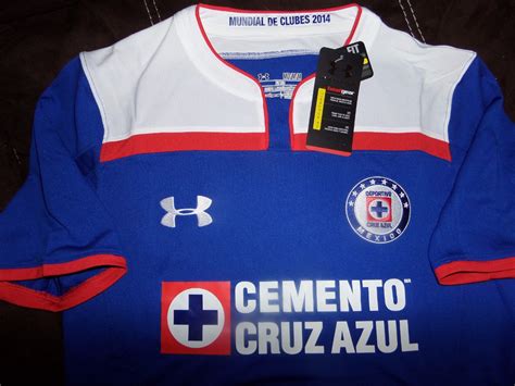 Retro jersey 1997 cruz azul orange soccer jersey price : Jersey Cruz Azul Local Mundial De Clubes 2014 Under Armour ...