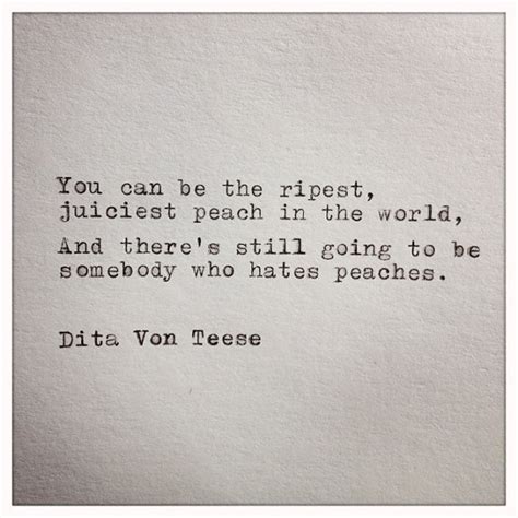 Dita von teese (born heather renée sweet on september 28, 1972) is an american burlesque dancer, model, costume designer, author and actress. Dita Von Teese Quote Typed on Typewriter | Quotes ...