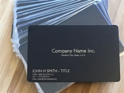 Made of wood, the coaster set can be combined with visiting card holder, pen stand, paper weight and paper cutter to make an excellent corporate gifting set for senior management team. Custom Metal Business Card - Custom Metal Business Cards