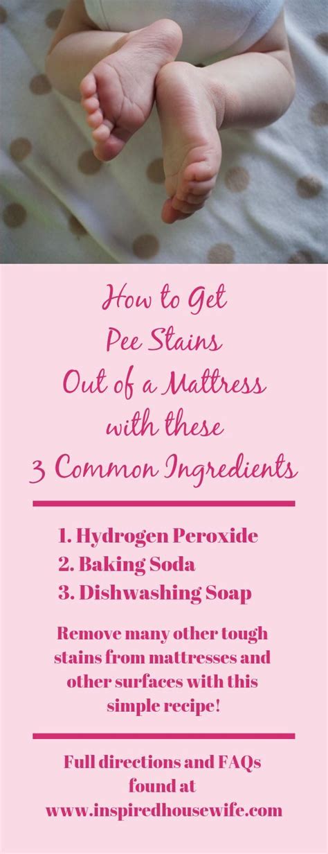 Let it stand for half an hour. How to Get Pee Stains Out of a Mattress | Baking soda on ...