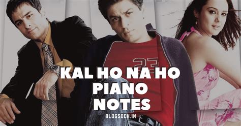 Kal ho na ho by sonu nigam hindi song download free 128kbps & 320kbps mp3. Pin on Piano Notes