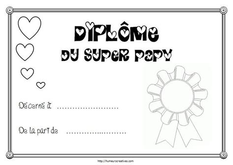 Diplômes à personnaliser et à imprimer gratuitement, en quelques secondes. Diplome super papy | Fête des papi, Fête des papy, Bonne ...