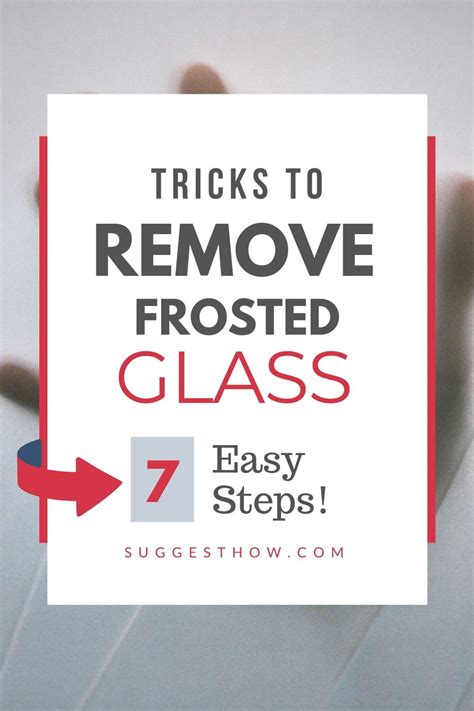 How do you remove frosting from a window? How to Remove Frosted Glass Paint in 7 Easy Steps ...