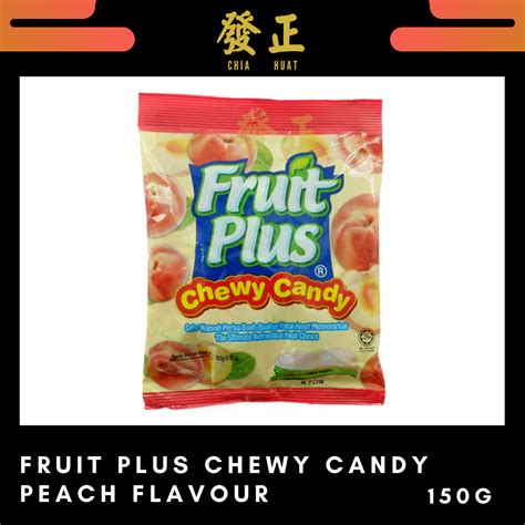 Now with version two that contains red apple & strawberry in one piece, and the other with orange & tangerine. Fruit Plus Chewy Candy Peach Flavour 150g | New PGMall