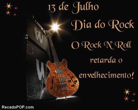 Amanhã, 13 de julho , é o dia mundial do rock. Mensagens de Dia do Rock para Facebook