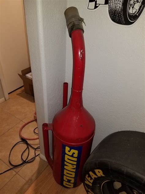 You didn't say you were actually using the gas to drive the car, just that you were driving i believe in a tesla i could drive that 5 gallon gassed jerry can for nearly 320 miles!! Sunoco gas can NASCAR for Sale in Peoria, AZ - OfferUp