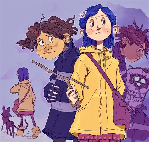 Coraline (2009), animation, drama, fantasy, thriller releasing in english,russian. Some goofy kids in 2020 | Coraline art, Coraline movie, Coraline jones