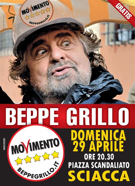 Beppe grillo sul suo blog si occupa della contrapposizione fra voto è lo spettacolo comico di beppe grillo, registrato un paio di mesi fa: Beppe Grillo - Dreaming In Italian