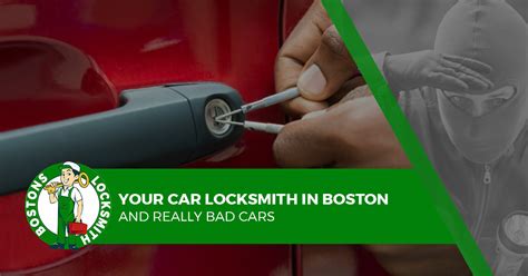 My locksmith came out as early as possible so i wouldn't have to be late for work, he was on time and very friendly. Your Car Locksmith in Boston and Really Bad Cars | Bostons ...